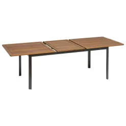 Juego mesa FIELDFARE extensible y 6 sillas PIAZZA