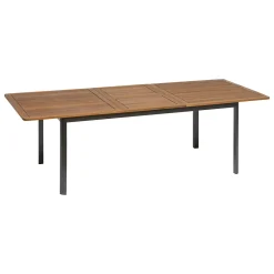 Juego mesa FIELDFARE extensible y 6 sillas PIAZZA