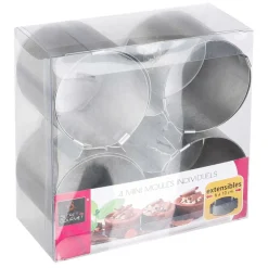 Juego 4 Moldes Redondos Extensibles