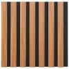 Juego 3 paneles decorativos COLVA marrón mdf 30x30