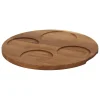 Juego para aperitivos MONA 5 piezas tabla acacia