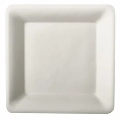 Juego 10 Platos Cuad. Caña Azúcar 15.5Cm
