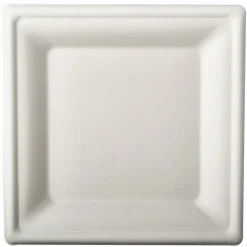 Juego 10 Platos Cuad. Caña Azúcar 20Cm