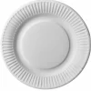 Juego 10 Platos De Cartón Redondos 19Cm