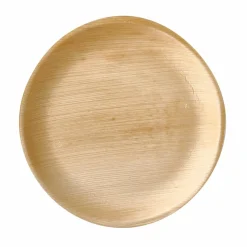 Juego 10 Platos Red. Hoja De Palma 25Cm