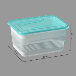 Juego 2 Recipientes C/Tapa Azul 2L
