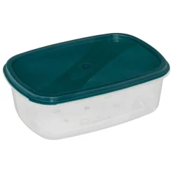 Juego 6 Recipientes Rect C/Tapas Colores