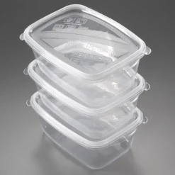 Juego 3 Recipientes Rect. Plástico 1.2L