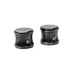 Juego 2 Remates D20 Negro/Plata