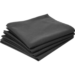 Juego 4 Servilletas Grises De Tela 40x40