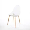 Juego 2 sillas transparentes VANITY
