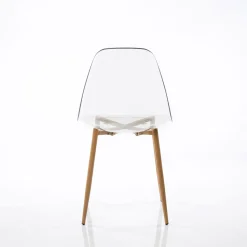 Juego 2 sillas transparentes VANITY
