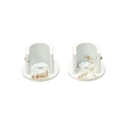 Juego 2 Soportes De Pared D20 Blanco
