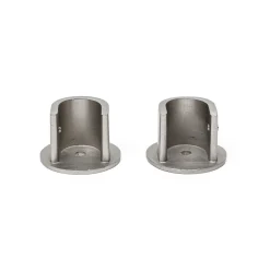 Juego 2 Soportes De Pared D20 Plateado