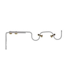 Juego 2 Soportes Dobles P/Barra Cortina