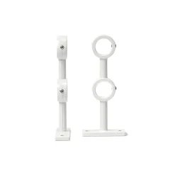 Juego 2 Soportes Dobles P/Barra Cortina