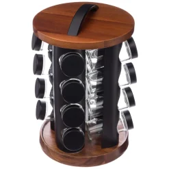 Juego 16 Tarros De Especias C/Soporte