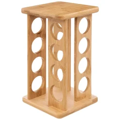 Juego 16 tarros p/especias c/soporte rotativo