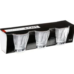 Juego 3 Tazas De Café C/Mango Metal 11Cl