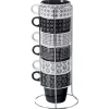 Juego 6 Tazas De Cerámica Etnic 26Cl