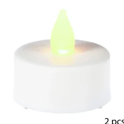 Juego 2 Velas Tealight Led 3.8x4Cm