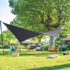 Kit de fijación para toldo solar gris