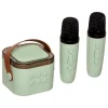 Kit de karaoke con 2 microfonos