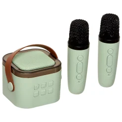Kit de karaoke con 2 microfonos