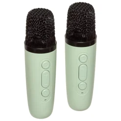 Kit de karaoke con 2 microfonos
