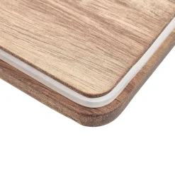 Lata para pasta beige de metal con tapa