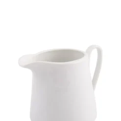 Lechera De Cerámica Blanca