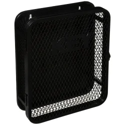 Llavero De Pared Metal Negro 26x8x32Cm