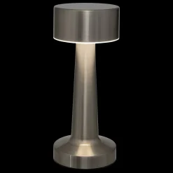 Lámpara de exterior USB HALTO inox plateado