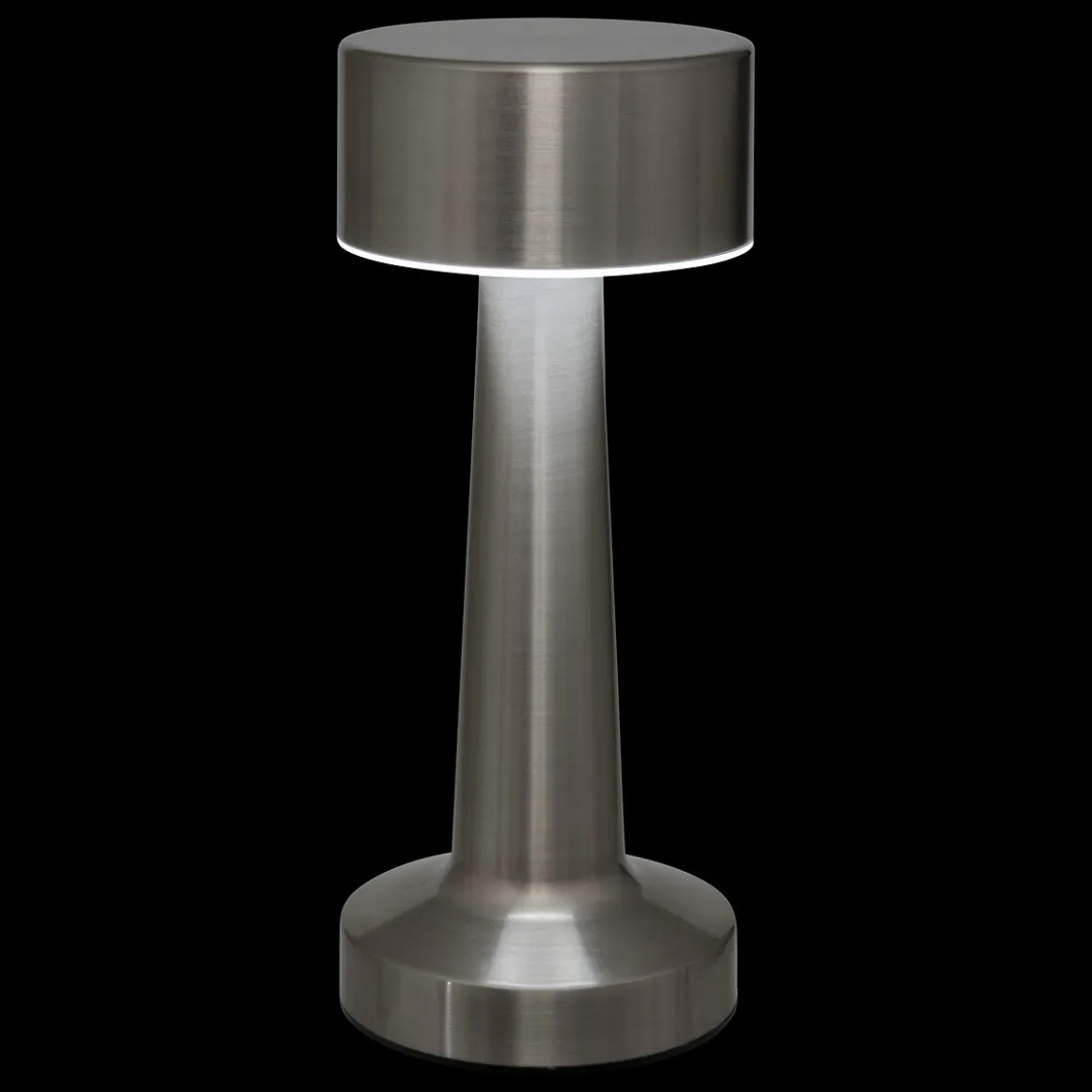 Lámpara de exterior USB HALTO inox plateado