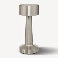 Lámpara de exterior USB HALTO inox plateado