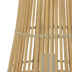 Lámpara De Mesa Bambú Beige Mahe
