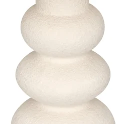 Lámpara de mesa beige de cerámica 42 cm