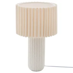 Lámpara de mesa beige KENAN 43cm