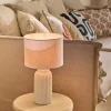 Lámpara de mesa blanca 36 cm