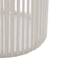Lámpara de mesa blanco de metal 34cm