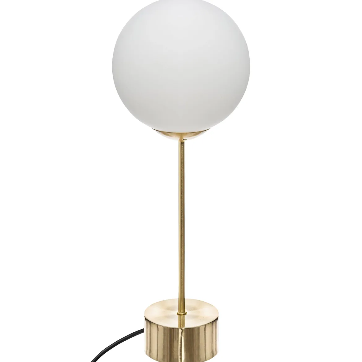 Lámpara De Mesa Bola De Vidrio 15x43Cm
