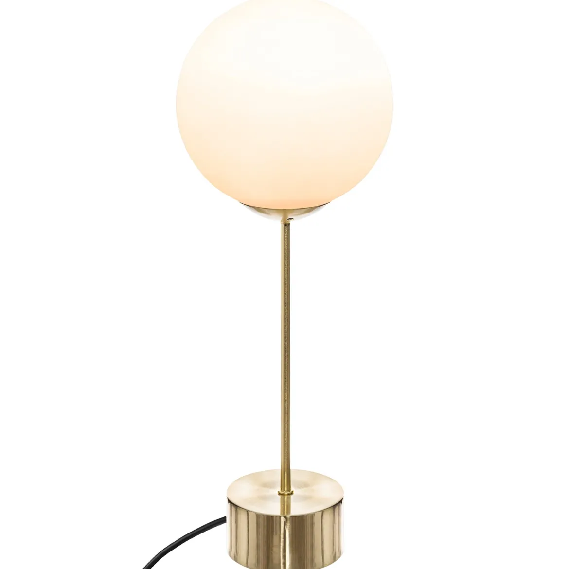 Lámpara De Mesa Bola De Vidrio 15x43Cm