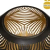 Lámpara De Mesa Bola Negra 14.5X13.5Cm