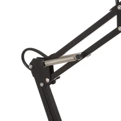 Lámpara de mesa BREN negro de metal 56cm