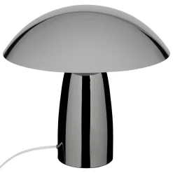 Lámpara de mesa champiñon OMIA plateado de metal