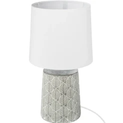 Lámpara De Mesa Cyril Blanca 35.5Cm