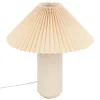 Lámpara de mesa de cerámica blanca TALYA 38cm