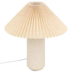Lámpara de mesa de cerámica blanca TALYA 38cm