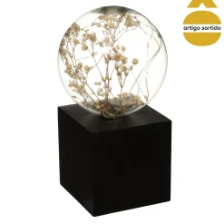 Lámpara De Mesa Deco Flores 17Cm
