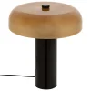 Lámpara de mesa de vidrio JODY